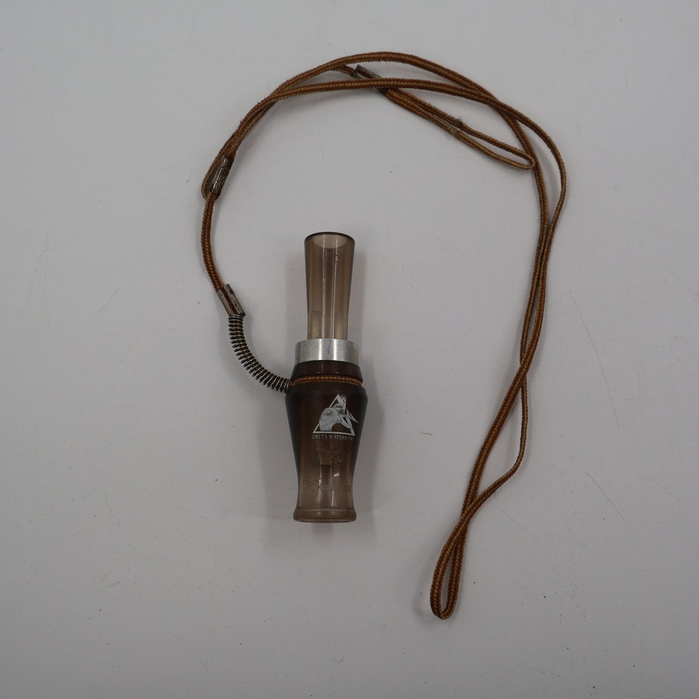 Buck Gardner Duck Call Unisex OS Smoke Delta Waterfowl Acrylic Lanyard Signature